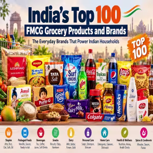 India’s Top 100 FMCG Grocery Products and Brands: The Brands Shaping Everyday Indian Consumption
